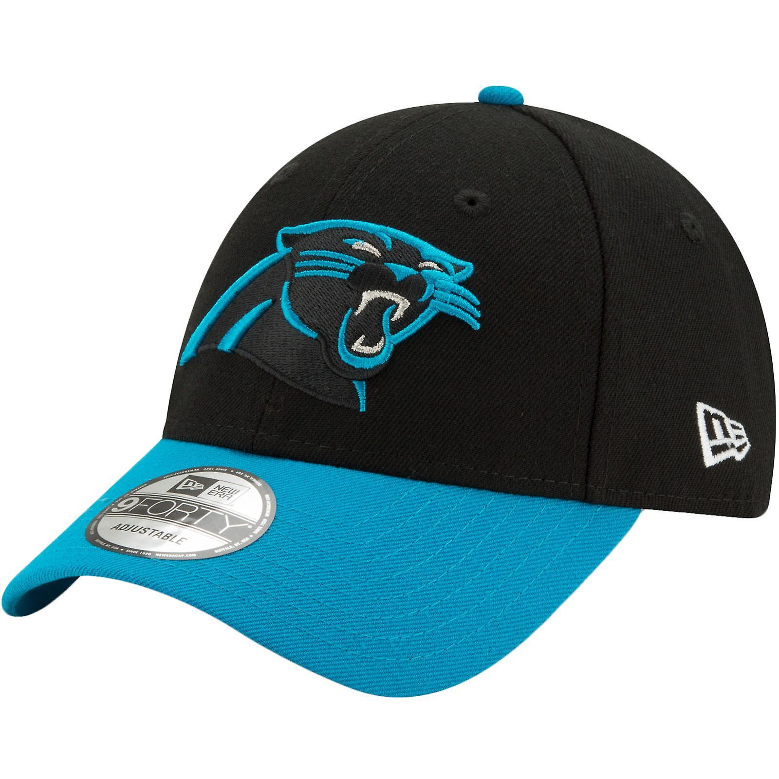 New Era 9FORTY Carolina Panthers The League NFL Adjustable Baseball Cap Black One Size