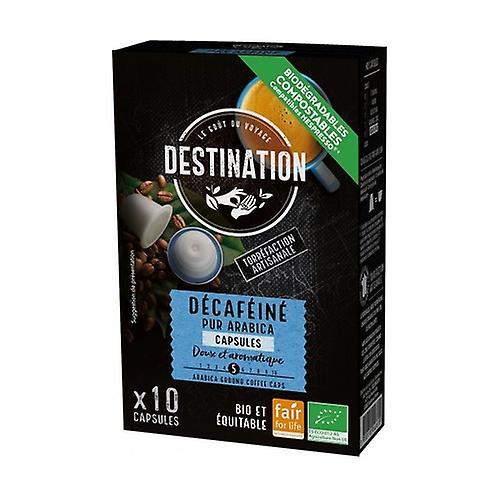 Destination Bio Biodegradable capsules Pur Arabica decaffeinated 10 capsules (Coffee) (Coffee)