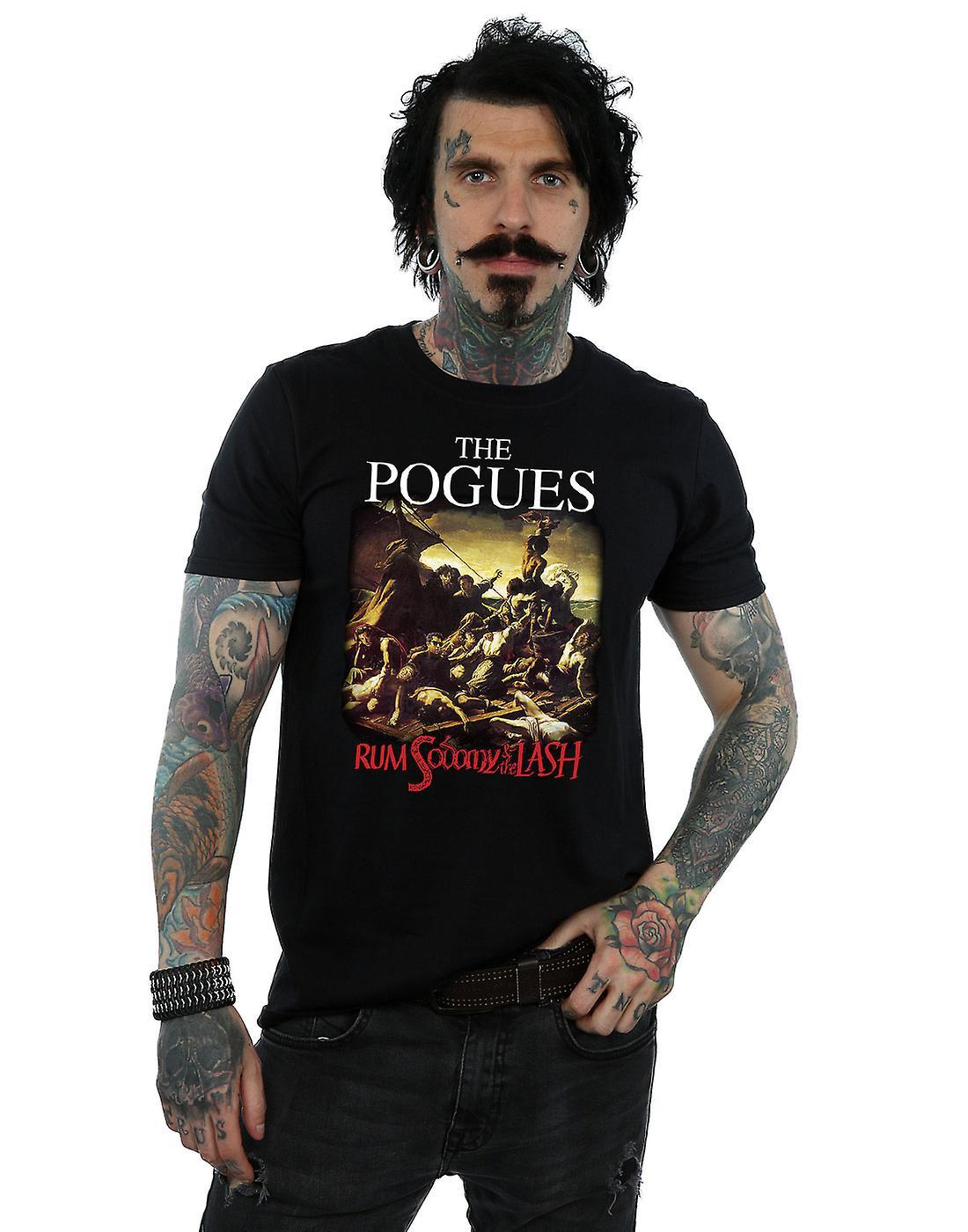 The Pogues Men's Rum Sodomy And The Lash T-Shirt Black Small