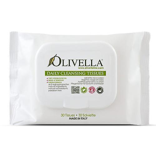 Olivella Facial Cleansing Tissues, 30 PK (Pack of 1)