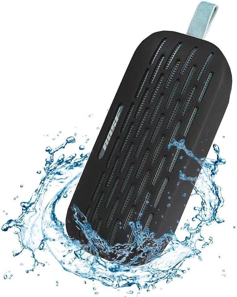 Lichifit Flexible Silicone Protector Cover Case for Bose SoundLink Flex Bluetooth Portable Speaker in Black