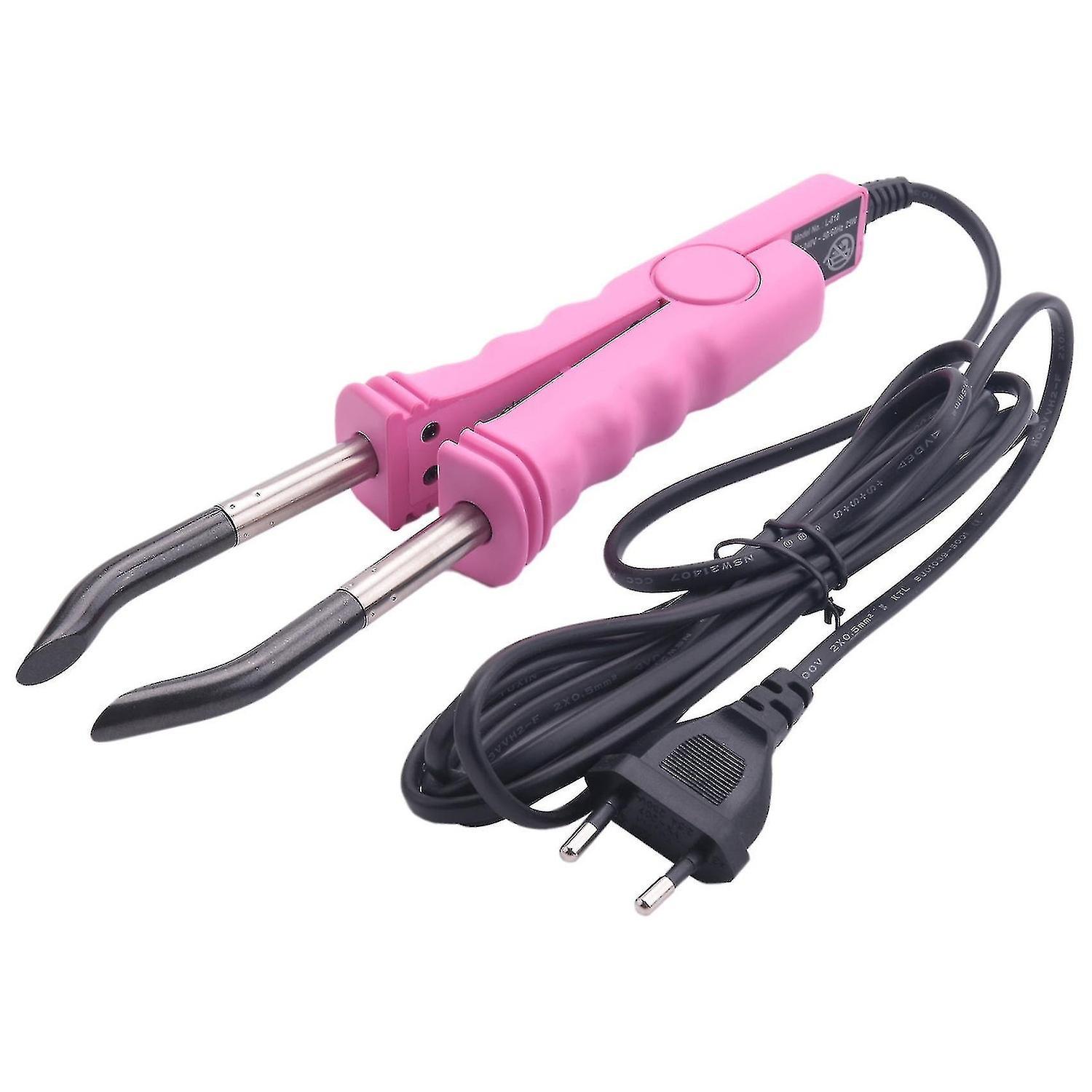 Guangzhou Yunlong Trading Co., Hair Extension Iron Keratin Bonding Tools Heat Connector Pink Eu Plug