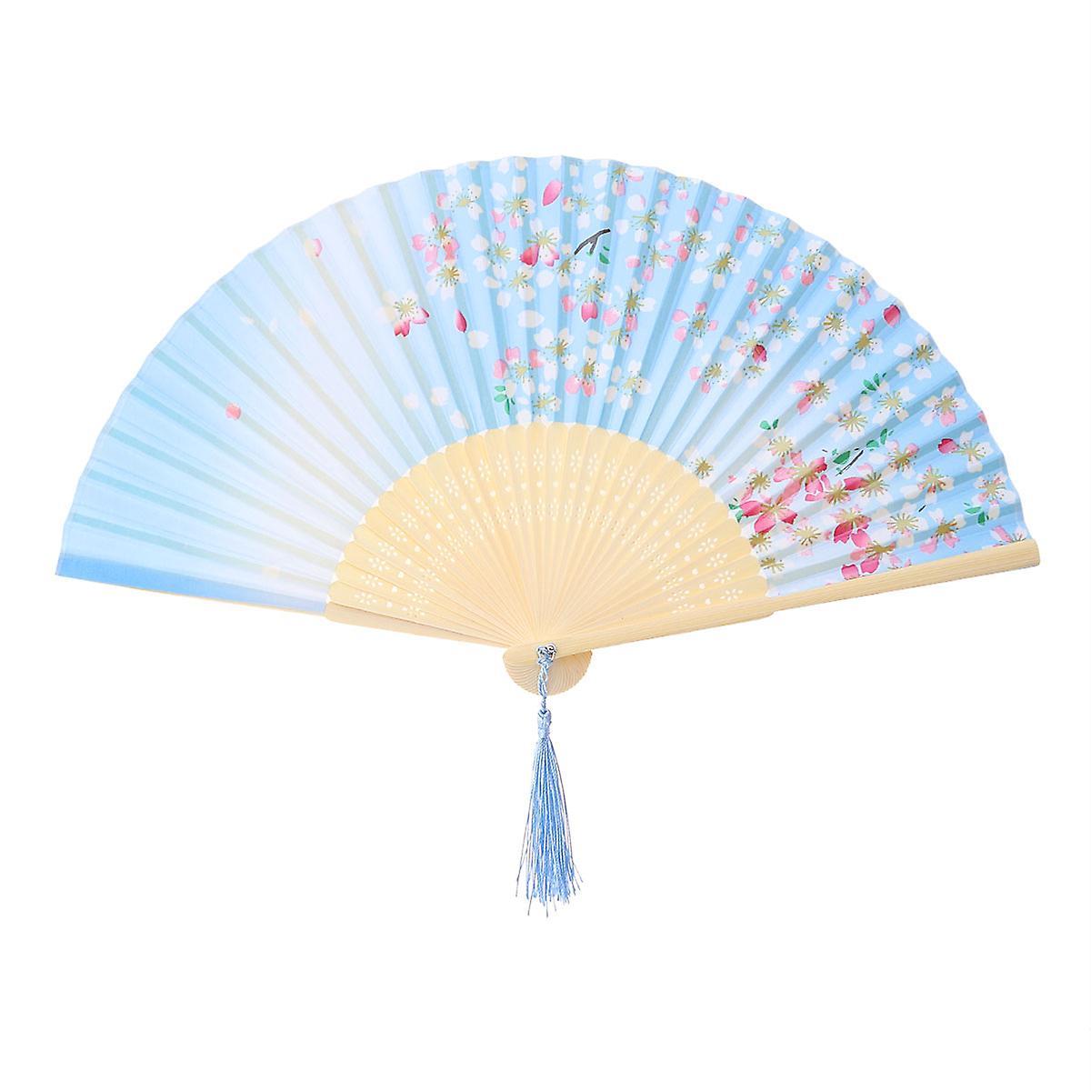 Tinksky Japanese Gifts Chinese Style Folding Fan Japanese Hand Fan Ladies Gift Chinese Fan