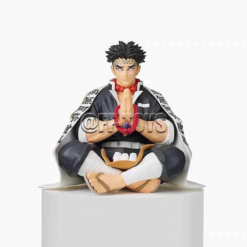 Syxlcygjf Anime Demon Slayer Figure Uzui Tengen Kanroji Mitsuri Kokushibou Figurine Kimetsu No Yaiba Action Figures Model Toy For Children Apricot