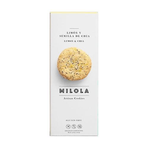 Milola Gluten-free lemon chia seed cookies 140 g (Lemon)