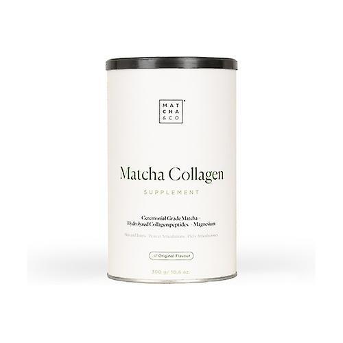 Matcha & Co Collagen with magnesium and matcha tea 300 g of powder (Matcha)