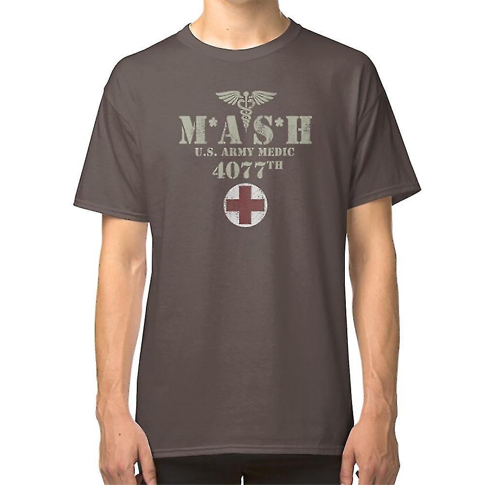 Gildan MASH (distressed design) T-shirt darkgrey M