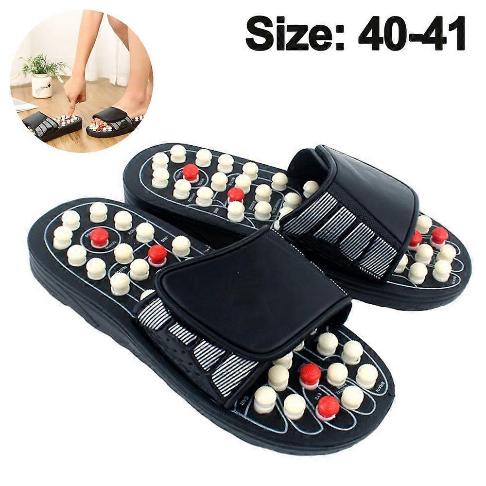 Szyy Acupressure Foot Massager Acupoint Stimulation Massage Slippers Shoes Reflexology Sandals Stress Relief Gift for Men Women, Reduce Tension Pro...