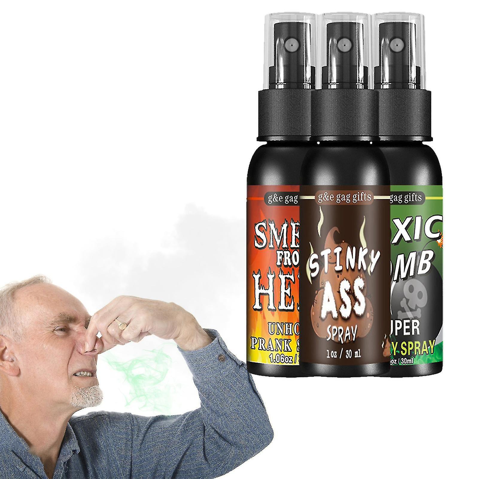 Szlcv Fart Spray 3 Pack Fart Liquid Spray Smells Like Really Bad Liquid Assfart Spray Fart Stink Bombs Stink Hilarious Gag Gifts