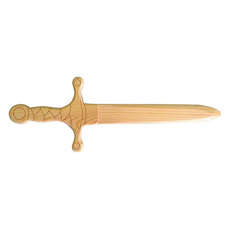 Artemio Wooden pirate dagger to decorate 25 cm Beige