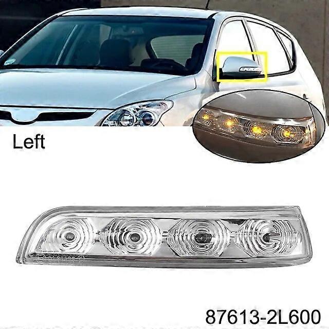 Lahdek Left/Right Reversing Rearview Mirror Turn Signal Light Wing For Hyundai I30 2009-2012 LED Turn Signal Light 87613-2L600