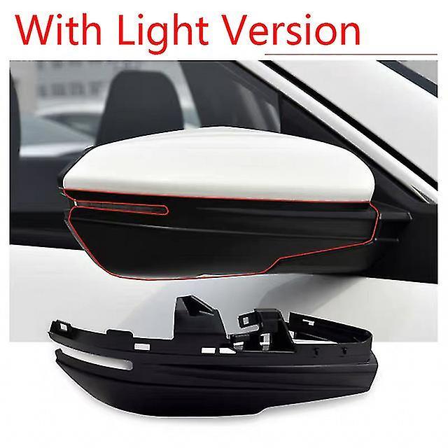 Vehicle Mirrors Auto Left Right Heated Mirror Glass Frame Mirror Cover Turn Signal Light Bottom Cover For Honda Civic 2016 2017 2018 2019 2020 With...