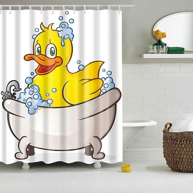 Slowmoose Waterproof, Polyester Fabric-3d Printed Shower Curtains 150x180cm / M