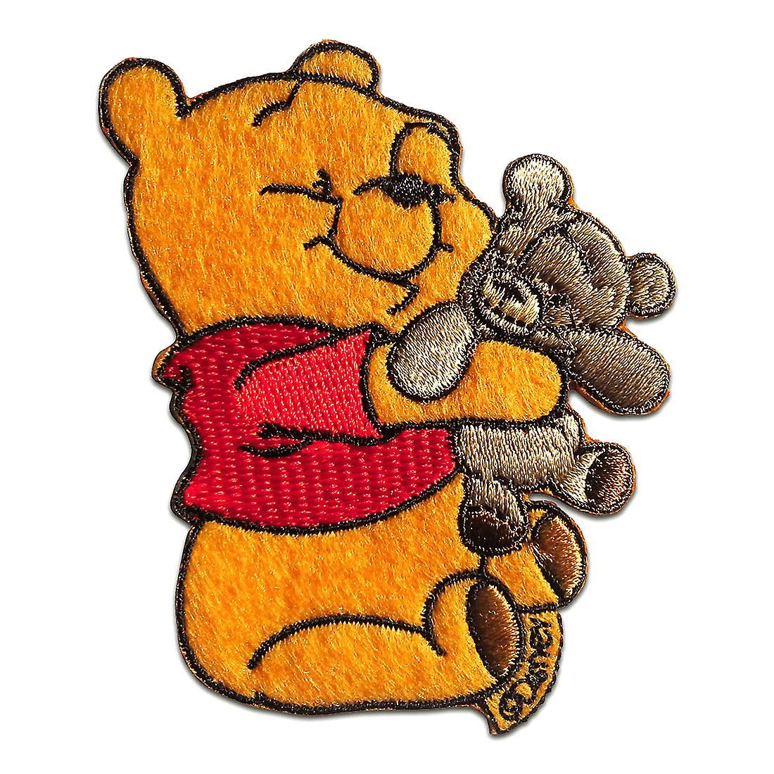 Patch Winnie the Pooh with Teddy Disney Comic Kids – yellow – 7,8x6cm - Patch