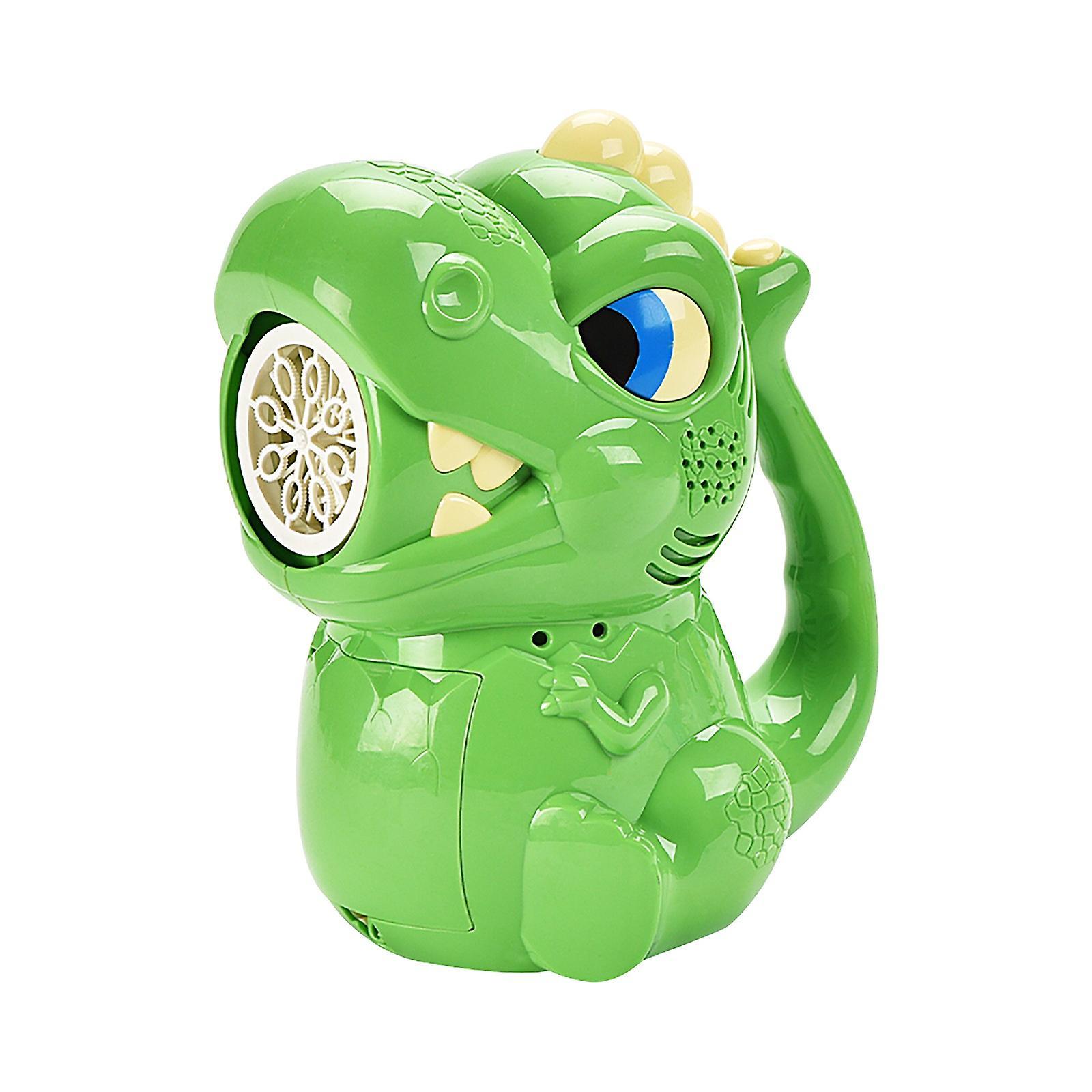 Dandanzhuan Bubble Machine For Kids, Dinosaur Toys Automatic Bubble Blower Maker For Toddlers Outdoor Toy For Boys Girls Birthday Gift Present- Gre...