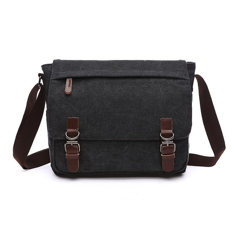 The Brands Market Canvas practical business messenger bag Black M