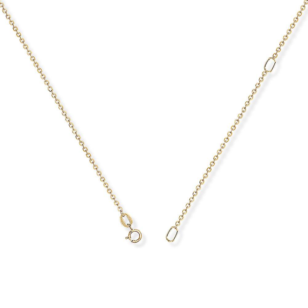 9ct Gold  Convertible Trace Pendant Chain Necklace - 1.05mm - CNNR02911L