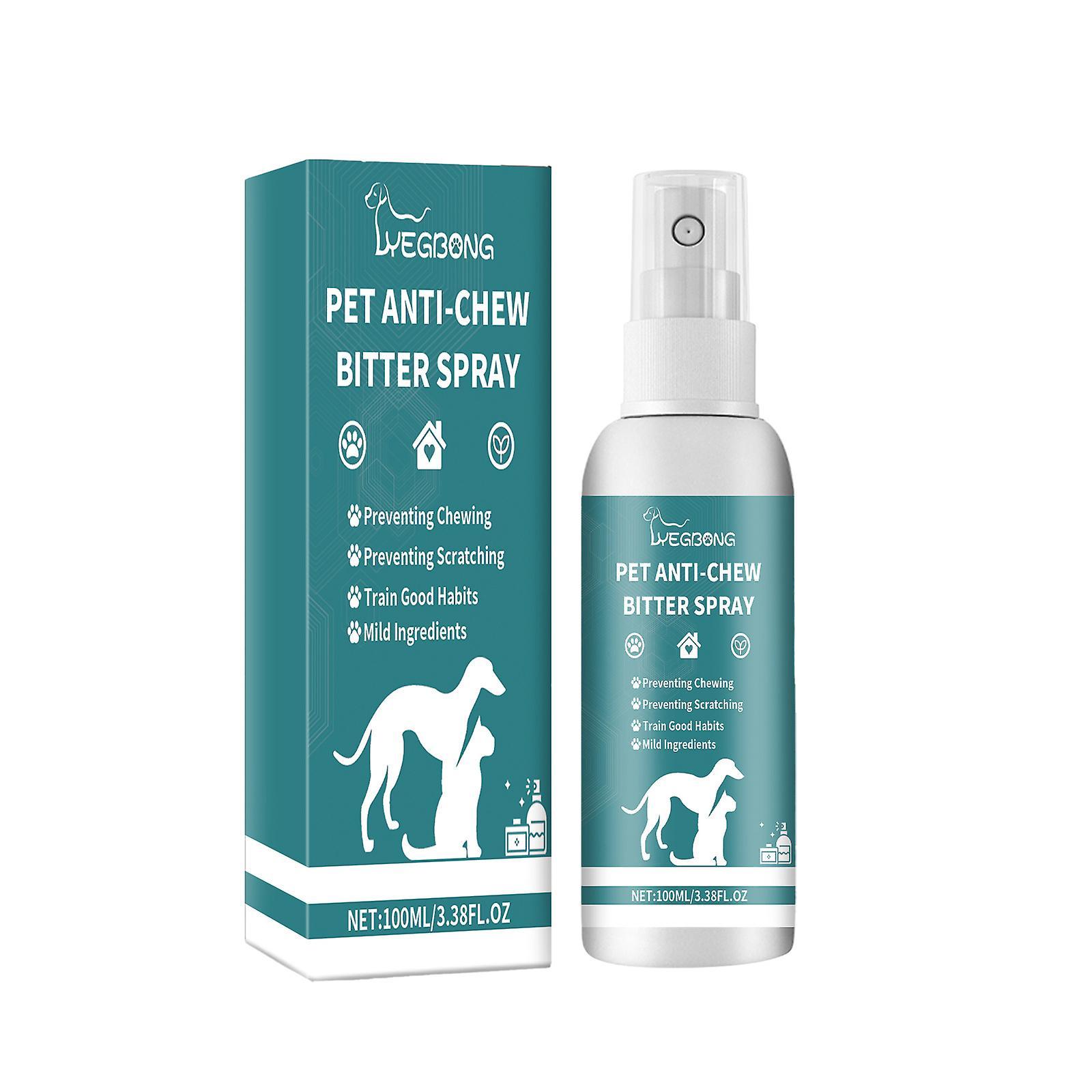 Frusde Bitter Spray for Dogs to Stop Chewing and Licking, Pet Anti-chew Bitter Spray, No Chew Spray for Dogs Cats, Protecting Furniture 1Pcs