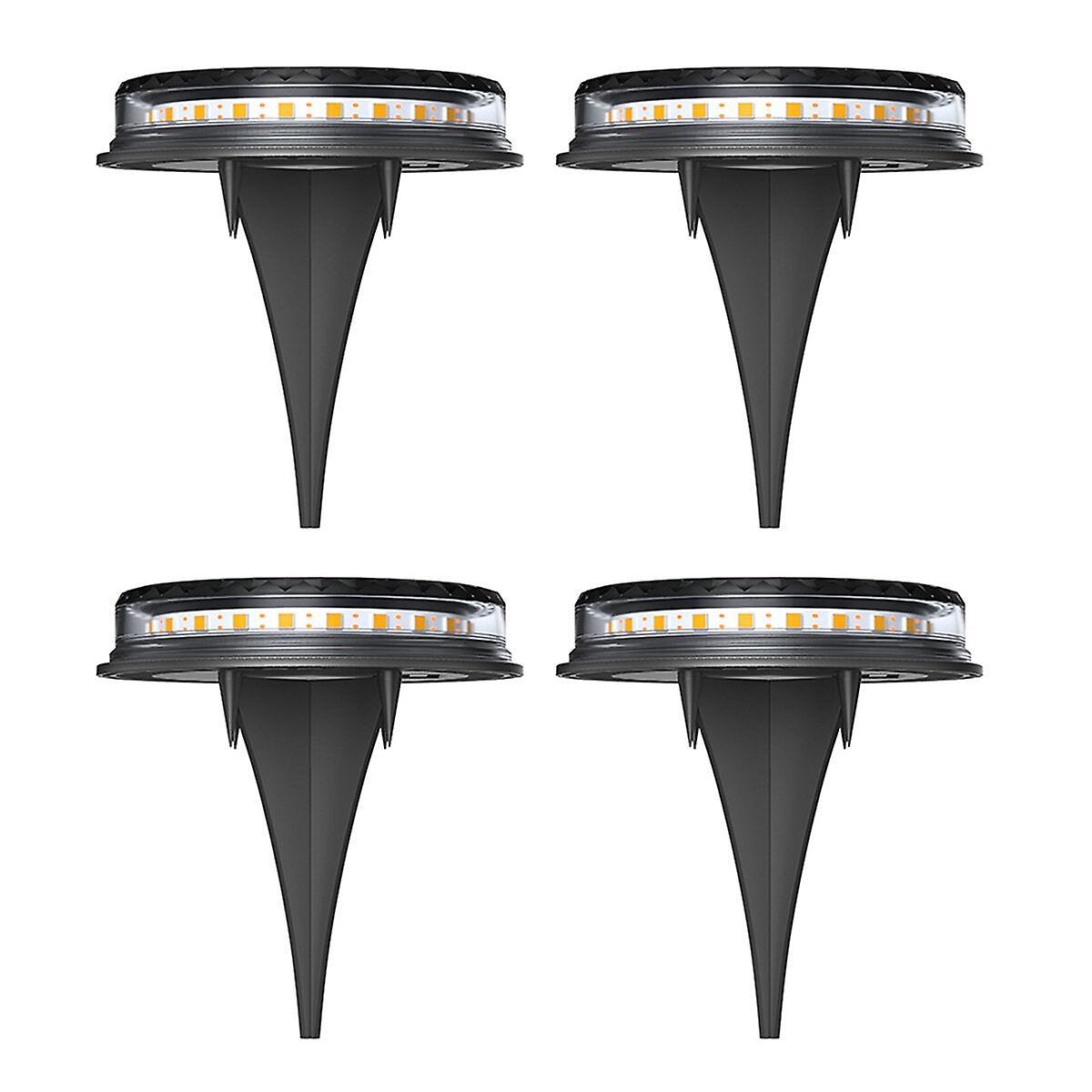 Ebox Waterproof Led Solar Ground Lights For Outdoor Garden, Lawn, Decking, And Pathways Multi-