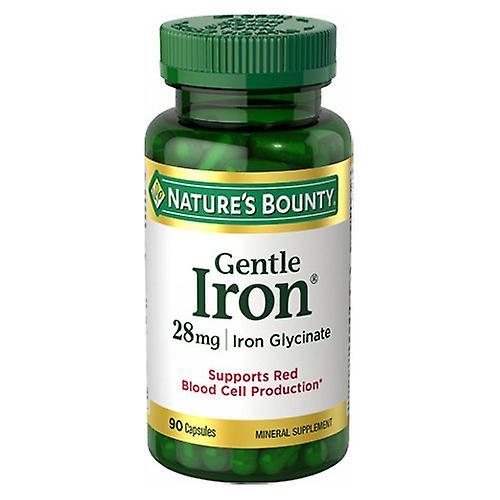 Natures Bounty Nature's Bounty Gentle Iron,28 Mg ,90 Caps (Pack Of 1)