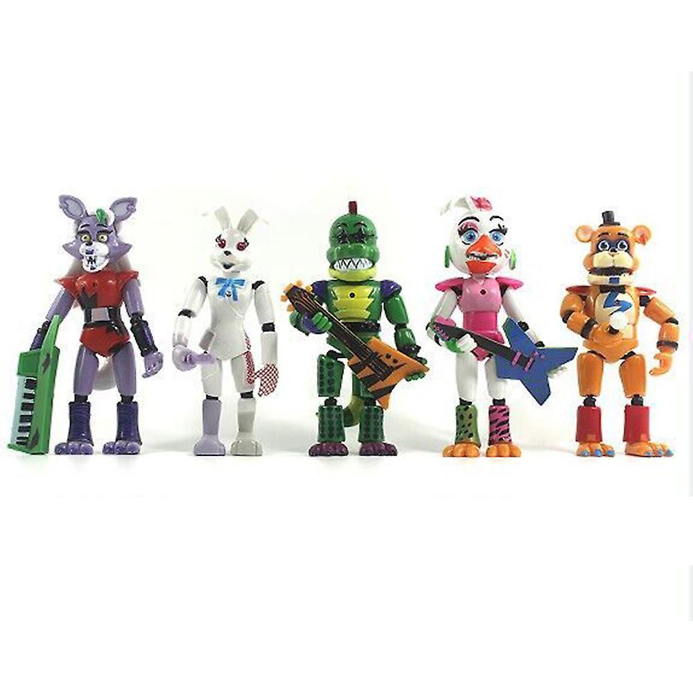 Ochime 3/4/5pcs Fnaf Five Nights At Freddy's Action Figures Toy Model Kids Boys Girls Toys Gifts