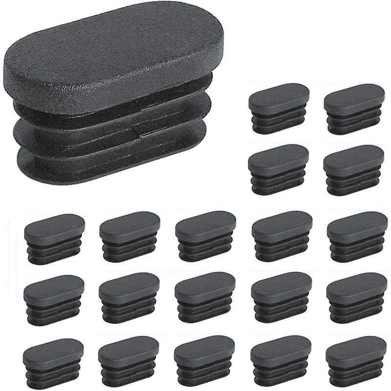 Dewenwils DWW-20 pices (15x30mm)  Embouts en plastique pour pieds de meubles Embouts ovales pour pieds de chaises Embouts en plastique pour pieds d...