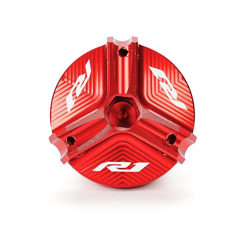 Roobeki For Yamaha R1 YZFR1 YZF R1 M 1998-2020 2004 2005 2006 Motorcycle Accessories CNC  Aluminum Engine Oil Filler Cap Plug Cover Red-R1