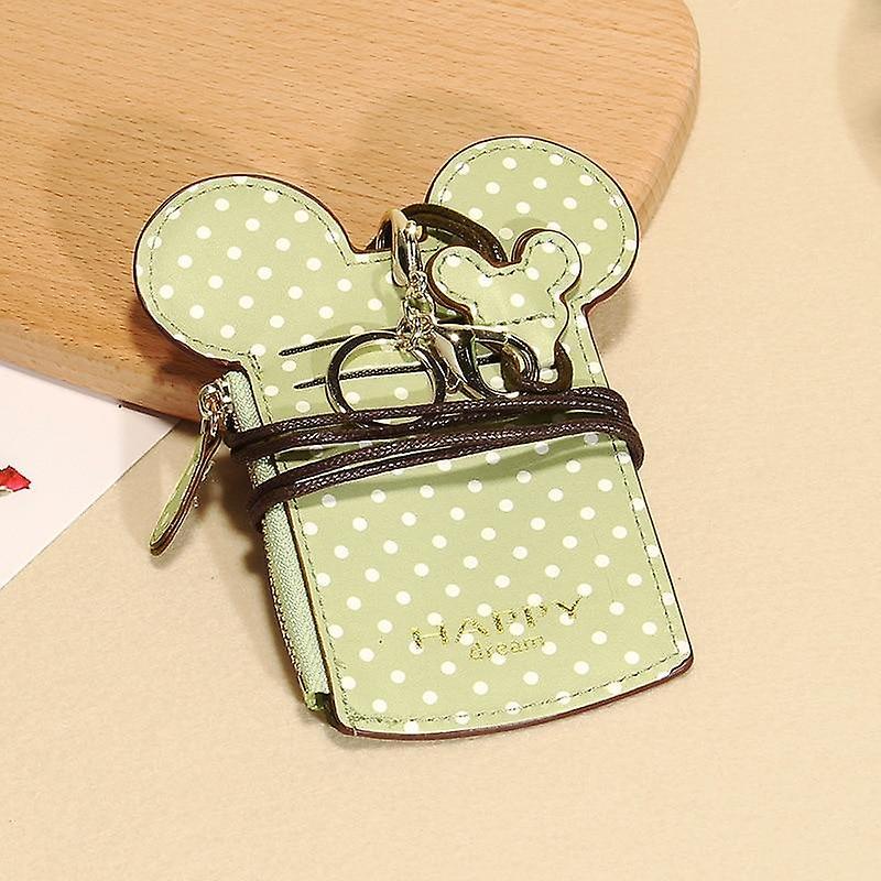 Slowmoose Disney Mickey Bank Coin Purse - Zipper Card Holder / Package Green