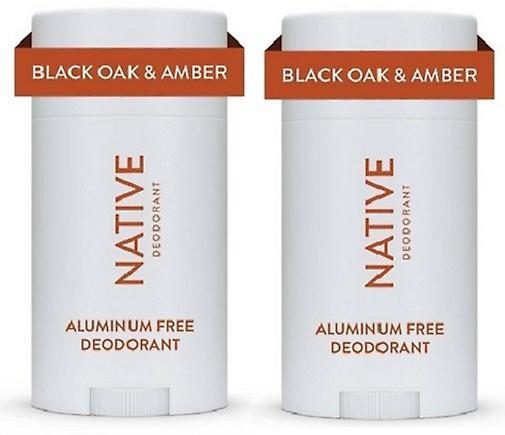 Native Black Oak & Amber Deodorant 2 Pack