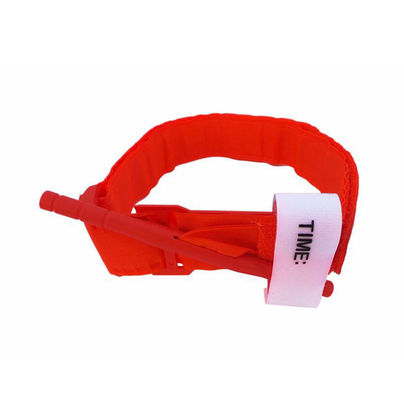 Taishh Tourniquet Spinning One-handed Tourniquet Arterial Emergency Tourniquet Outdoor Emergency Bandage 95cm Orange