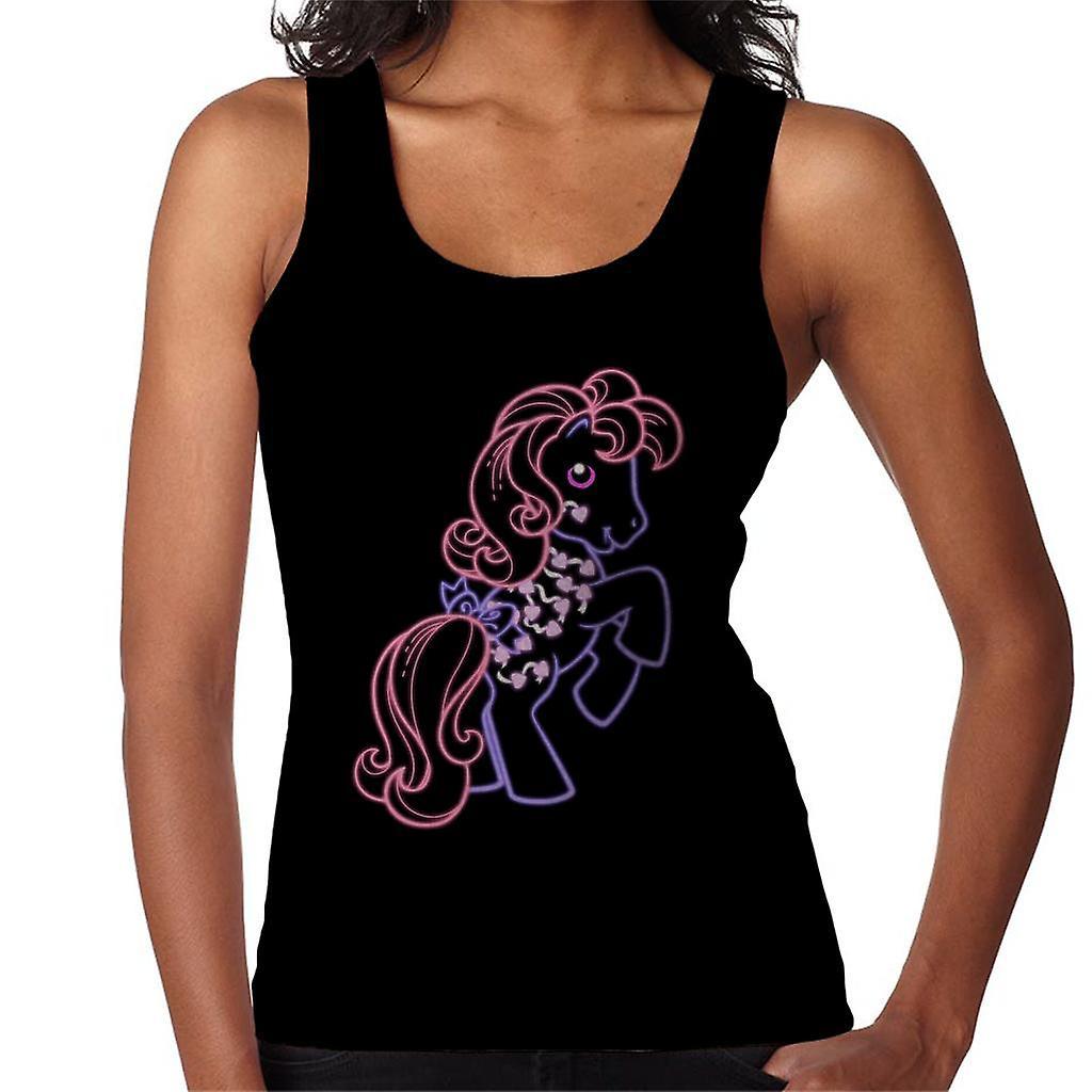 My Little Pony Hearts Cutie Mark Neon Women's Vest Black Medium