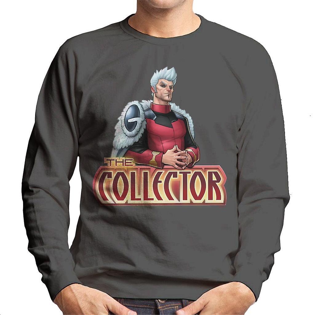 Marvel Guardians Of The Galaxy The Collector Men's Sweatshirt Charcoal Medium