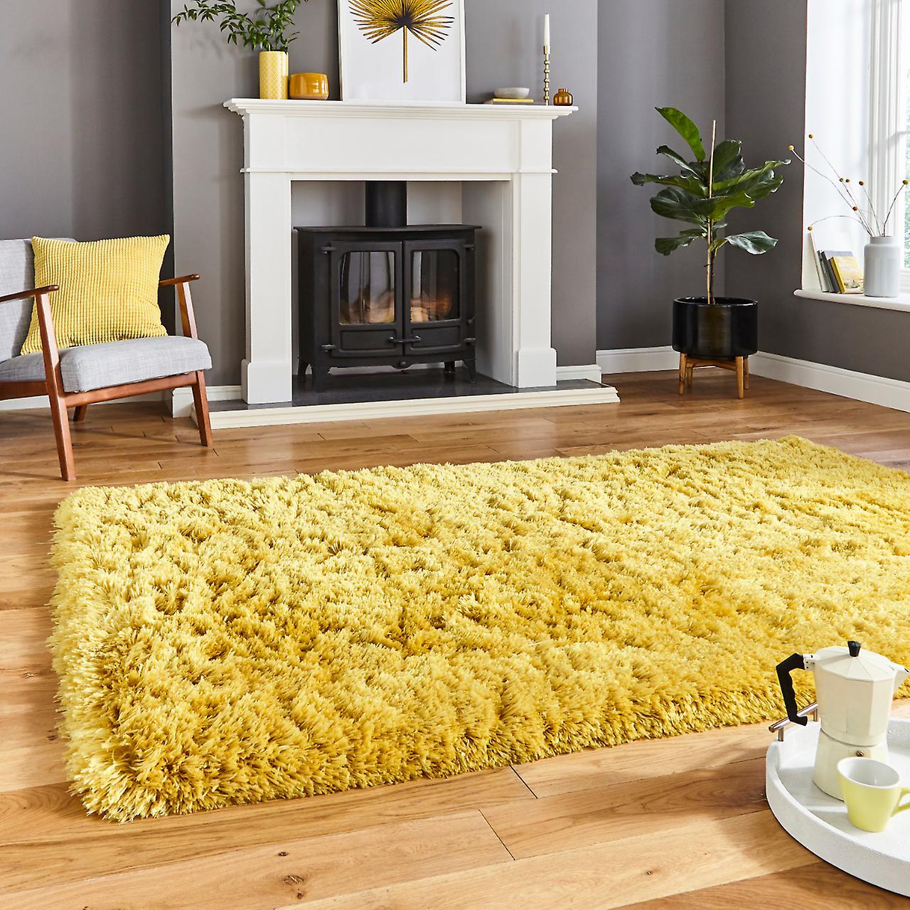 Rugs Direct Online Ltd Polar PL95 Yellow Yellow is due during 2015 Rectangle Rugs Plain/Nearly Plain Rugs 60.00 x 120.00cm