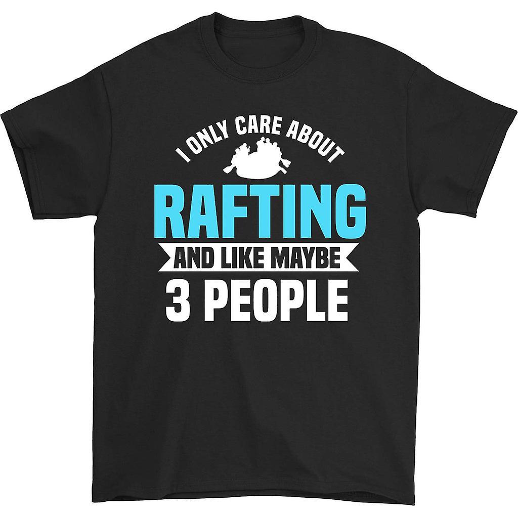 HISHARK I only care about rafting and like maybe 3 people shirt black XXL