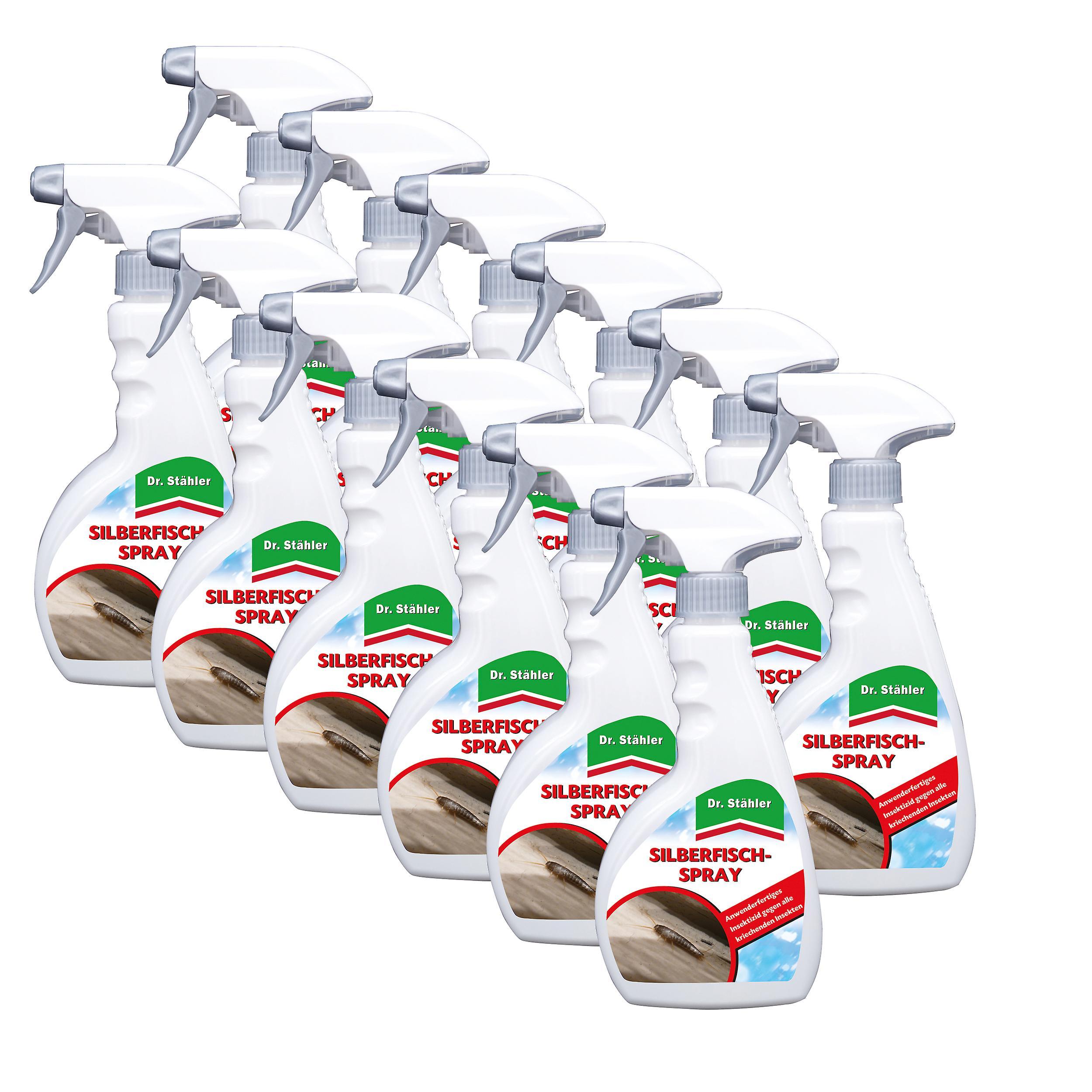 12 x DR. STÄHLER silverfish spray, 500 ml