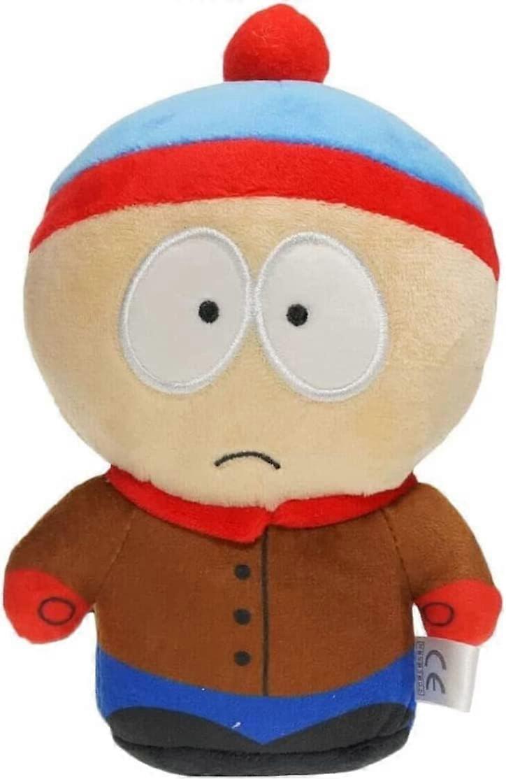 Heyone South North Park 8'' Plush Toys - Kyle, Cartman, Kenny, Stan - Soft Cotton Stuffed Dolls for Kids & Adults