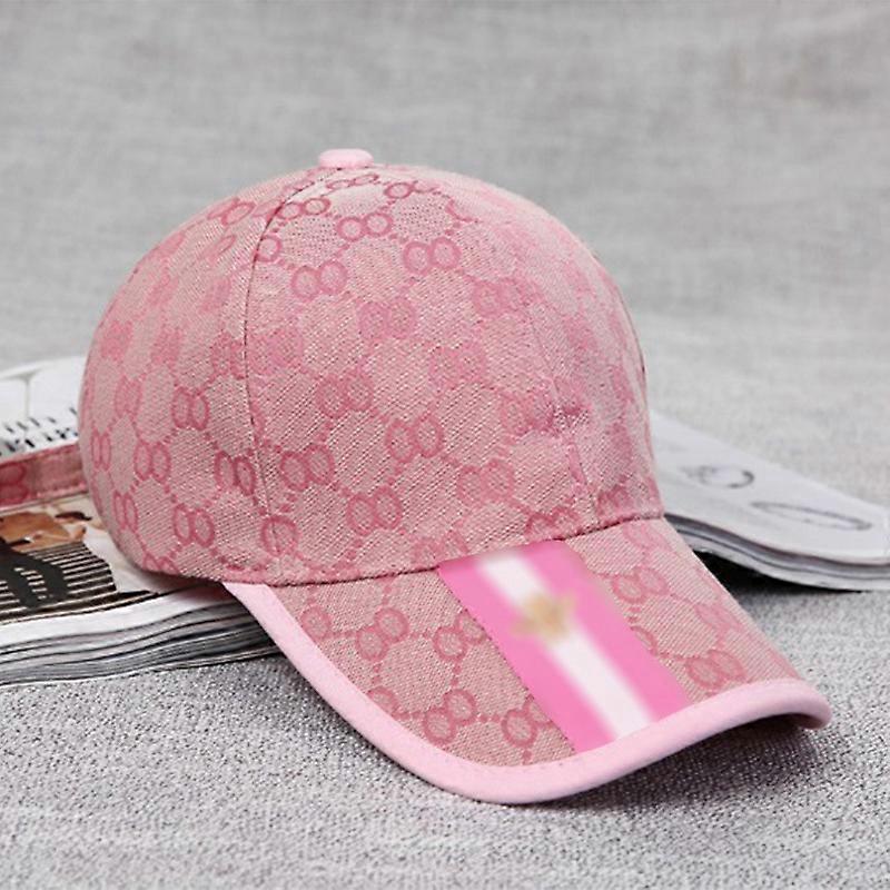 Quikhome Embroidered baseball cap fashion all-match casual baseball cap pink