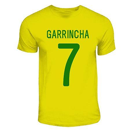 Gildan Garrincha Brazil Hero T-shirt (yellow) XL (45-48 inch)