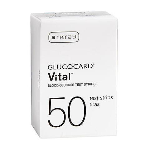 ArkRay Glucocard Vital Blood Glucose Test Strips, 50 Each (Pack of 1)