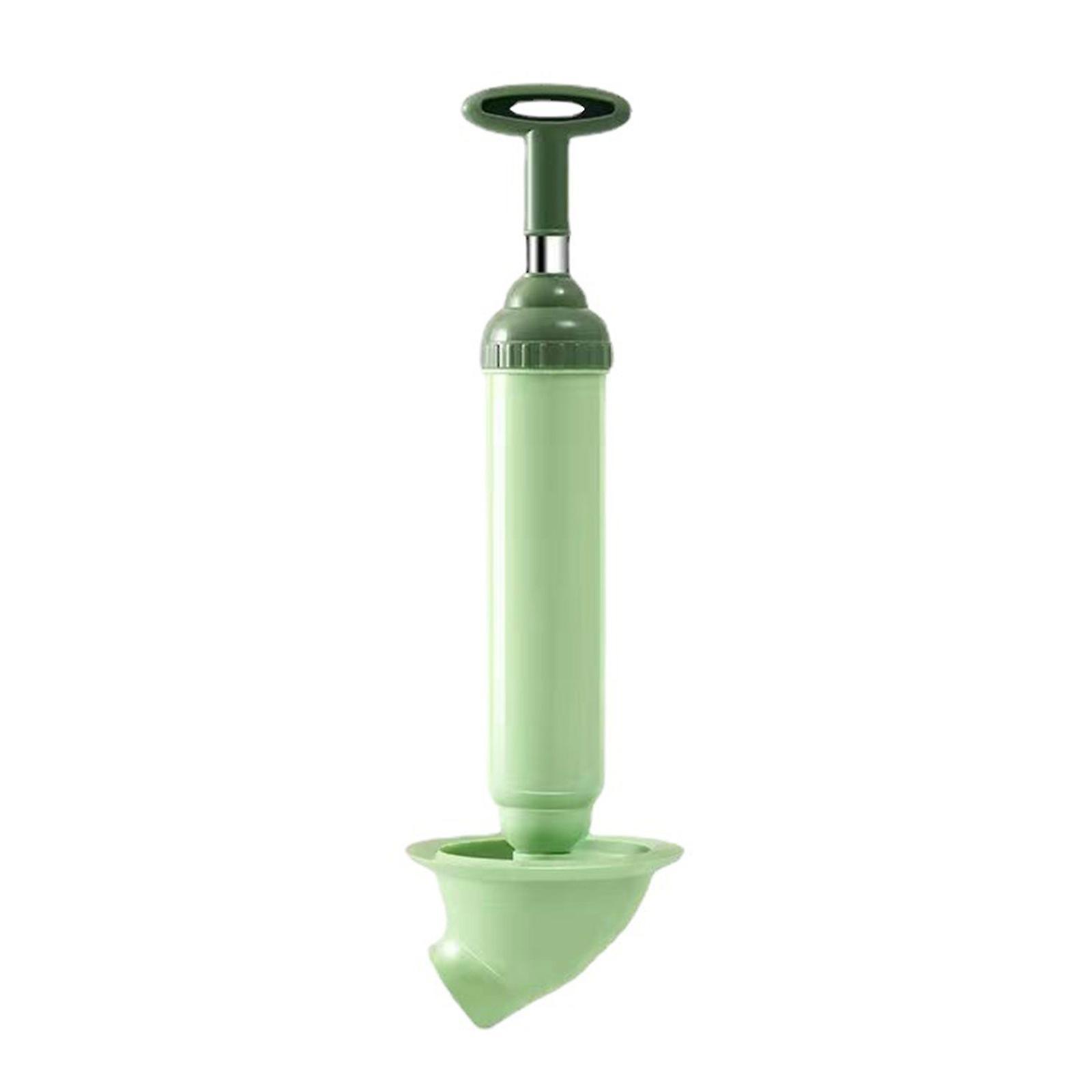 unbrand Bathroom Toilet Plunger Vacuum Pump Plunger Household Toilet Suction Plunger Green