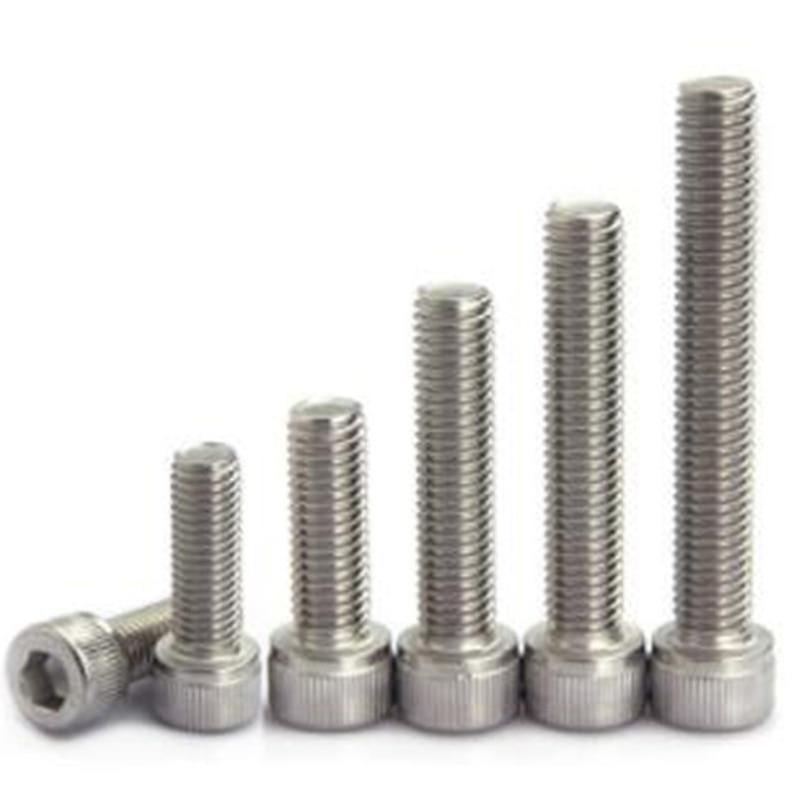 Slowmoose 304 Stainless Steel Hexagon Socket Head Cap Screws 12mm / M5 10PCS