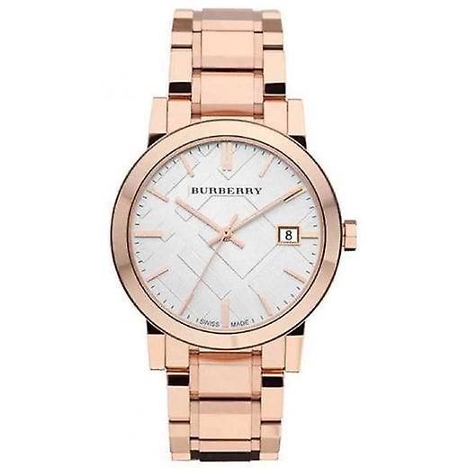 Burberry the city ladies rose gold watch bu9004