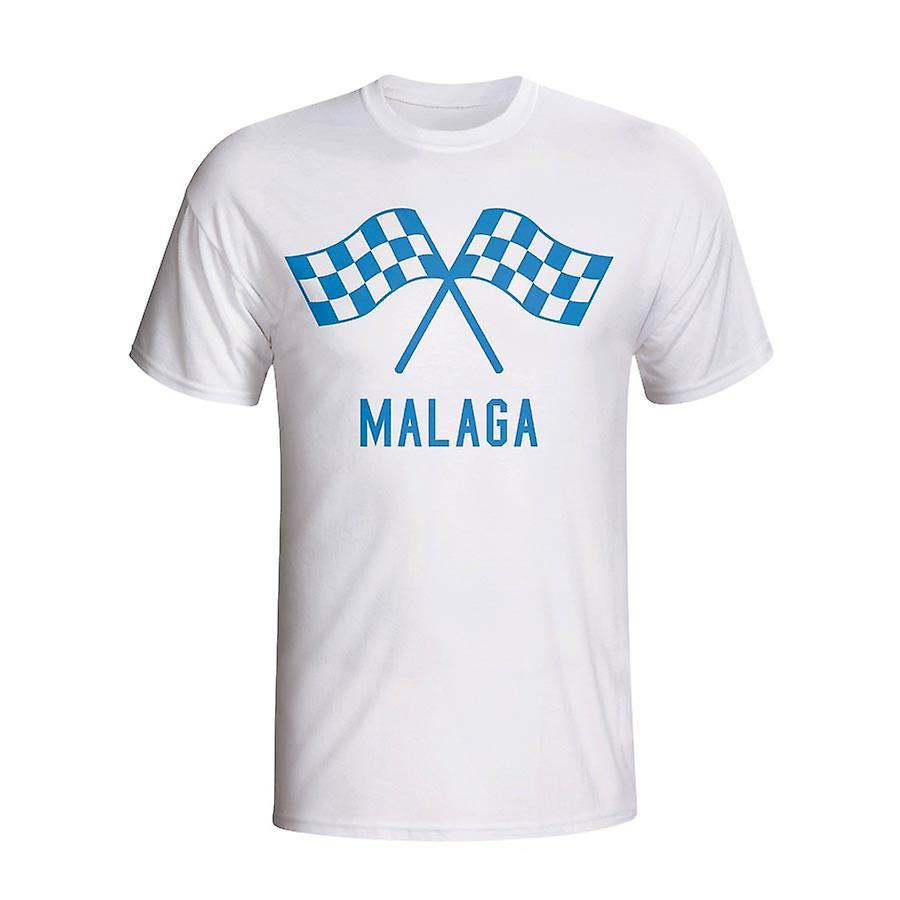 Gildan Malaga Waving Flags T-shirt (white) MW