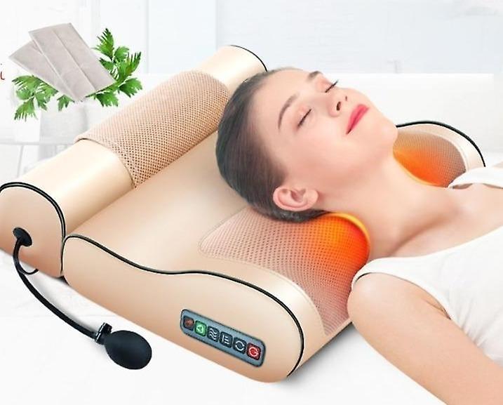 Slowmoose Infrared Heating Neck And Shoulder Back Body - Electric Pillow Shiatsu Massager UK