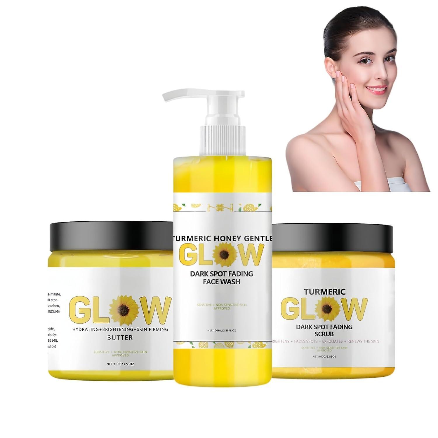 Antbaba Turmeric GlowCombo Skincare Set, GlowCombo Skincare Set, 3 In 1 Turmeric Combo Skincare Set, Turmeric GlowCombo Skincare Set, Skin Care Set...