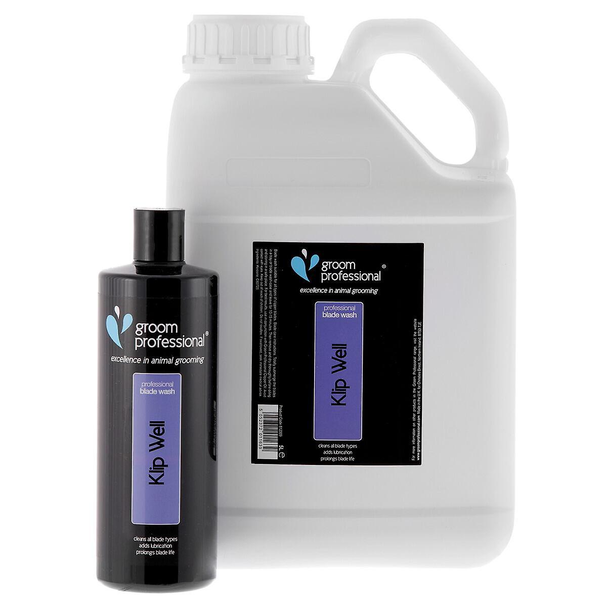 Groom Professional Klip Well Blade Wash - Cleans, Disinfects & Lubricates Does not apply 5 Litre