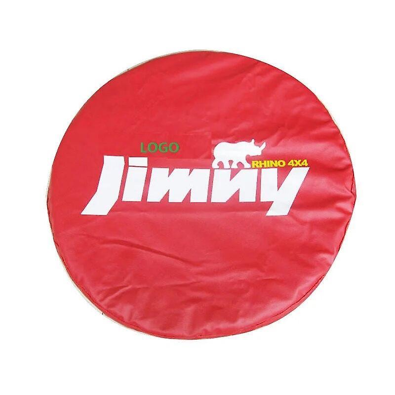 Motor Vehicle Wheel Parts 14 Inch Pvc Leather Spare Wheel Tire Tyre Cover Pouch Protector Bag Fit For Suzuki Jimny Wheel Parts Red