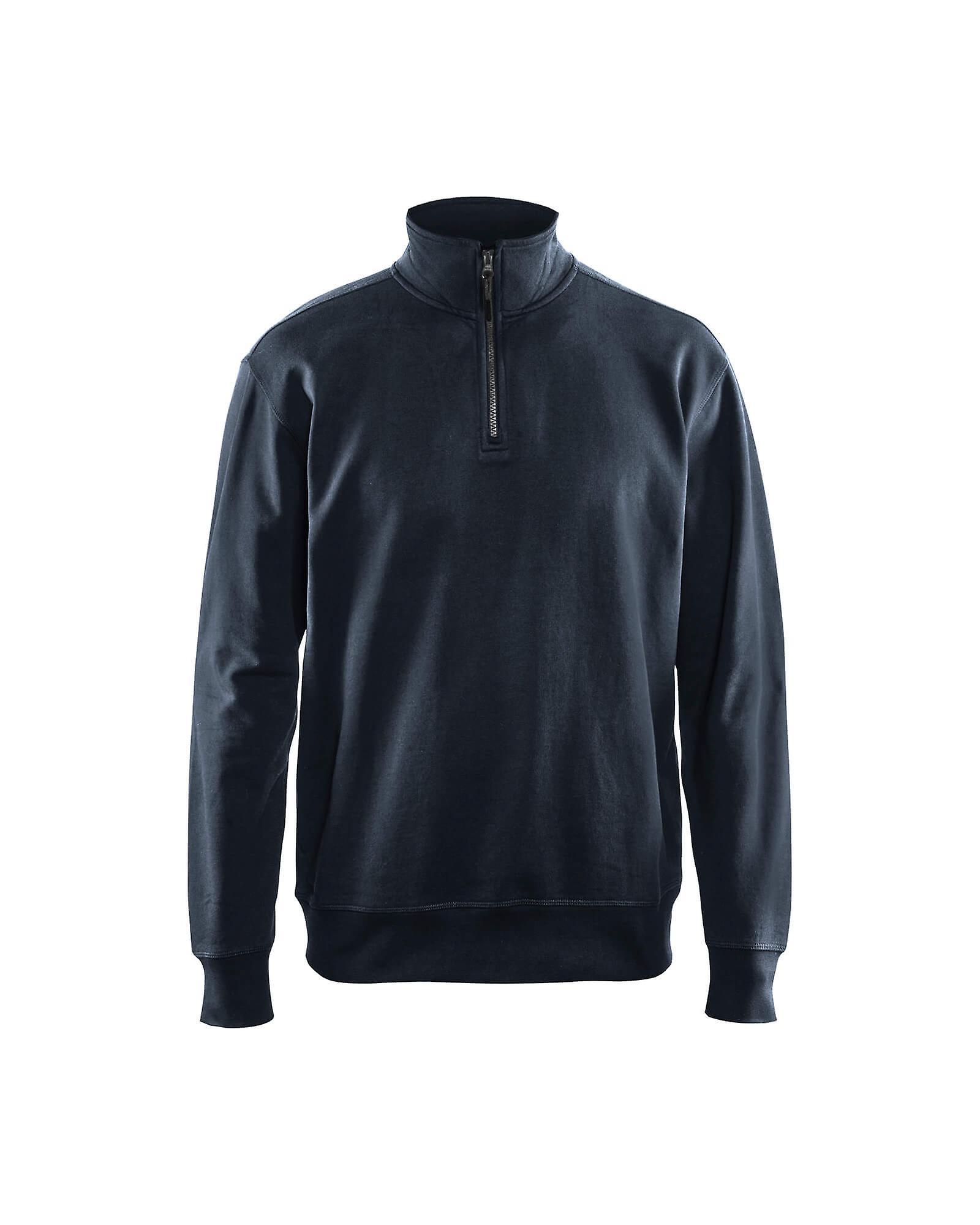 Blaklader 3369 sweatshirt half zip - mens (33691158) Dark navy blue Xxxl