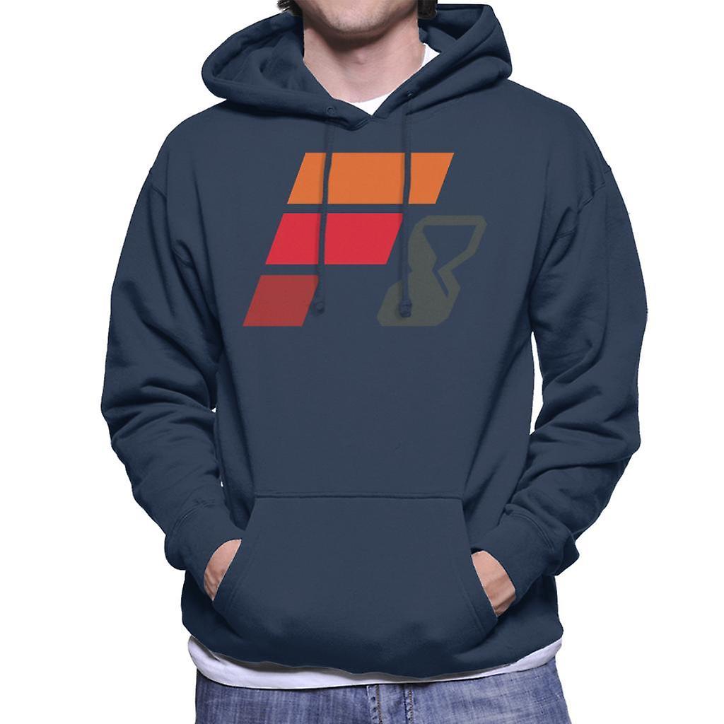 Fast & Furious Fast and Furious F8 Abstract Logo Men's Hooded Sweatshirt Navy Blue X-Large