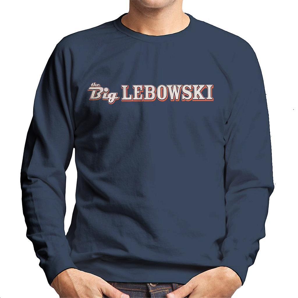 The Big Lebowski Text Logo Men's Sweatshirt Navy Blue Large